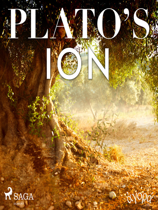 Title details for Plato's Ion by –  Plato - Wait list